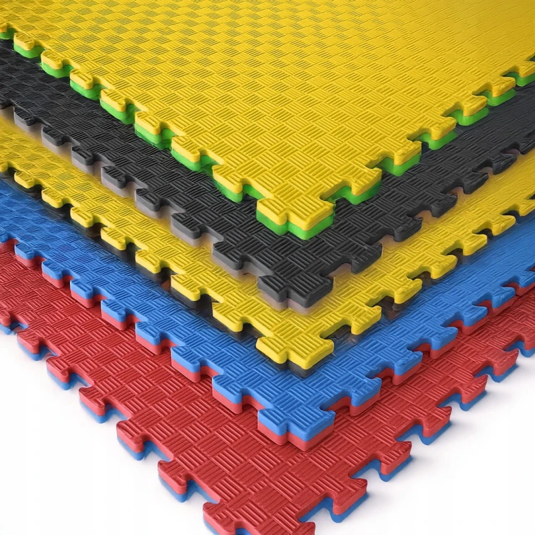 Mata puzzel pod sprzęt do ćwiczeń na siłownie 1x1m metr Piankowa gruba 4 cm