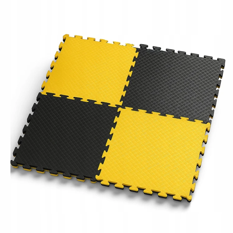 Mata puzzel pod sprzęt do ćwiczeń na siłownie 1x1m metr Piankowa gruba 4 cm