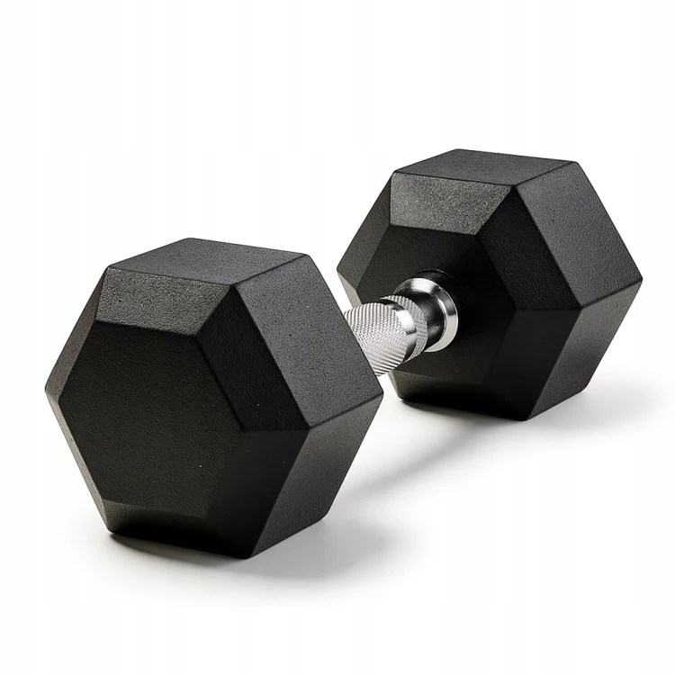hantel żeliwny hex 45kg żeliwne do ćwiczeń gumowany żeliwo powlekane