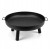 Palenisko OGRODOWE 80 cm pod grill kociołek ognisko stalowe czarne duże