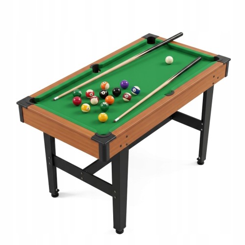 Stół bilardowy POOL 4,5 FT stół do bilarda 54" 122x61cm akcesoria zestaw