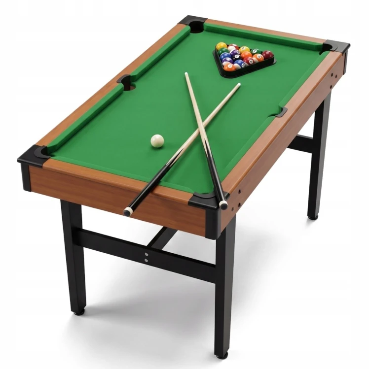 Stół bilardowy POOL 4,5 FT stół do bilarda 54" 122x61cm akcesoria zestaw
