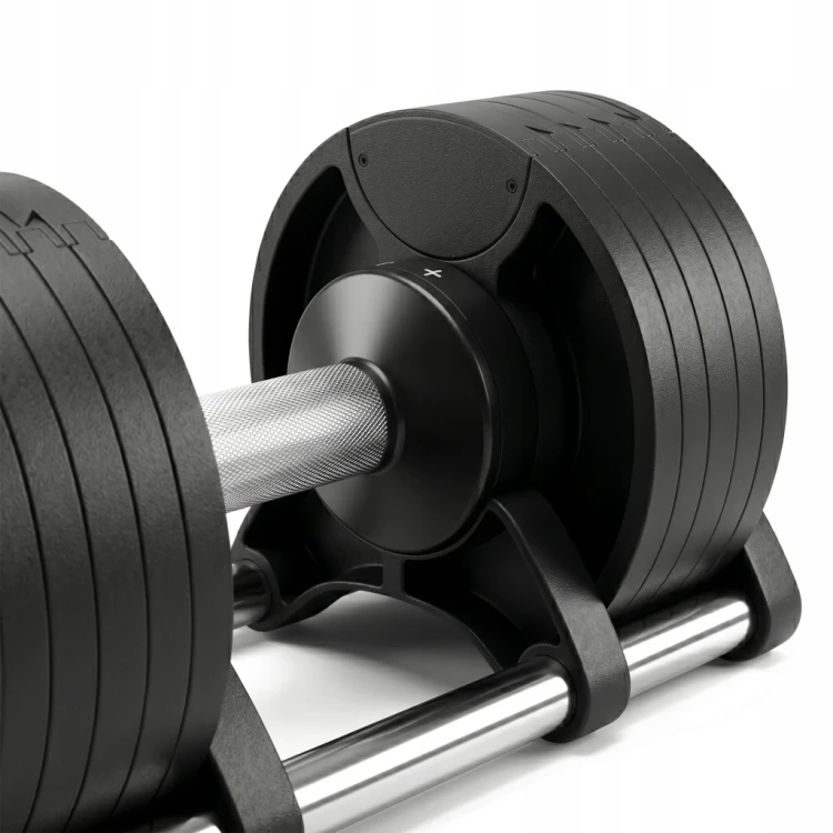 Regulowana hantla magnetyczna 20kg żeliwna szybki system regulacji automat