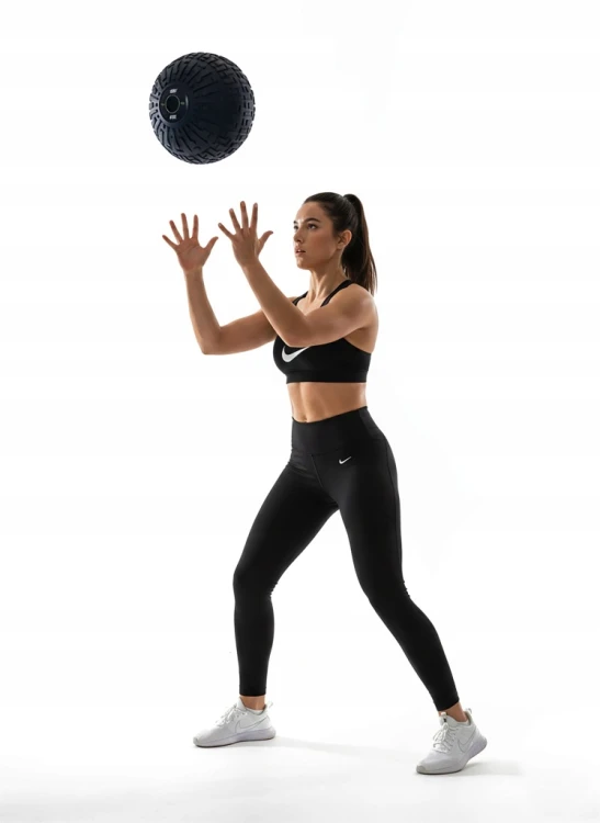 PIŁKA SLAM BALL DO TRENINGU ĆWICZEŃ CROSSFIT REHABILITACJI 12KG ANTI BURST
