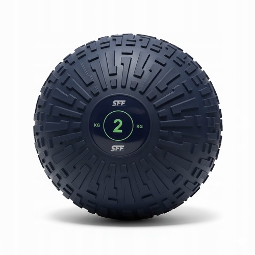 PIŁKA SLAM BALL TRENINGOWA DO ĆWICZEŃ CROSSFIT REHABILITACJI 2KG ANTI BURST