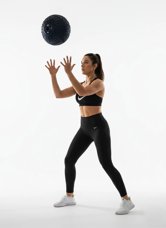 PIŁKA SLAM BALL TRENINGOWA DO ĆWICZEŃ CROSSFIT REHABILITACJI 2KG ANTI BURST