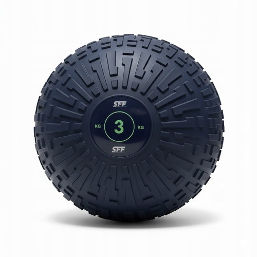 PIŁKA SLAM BALL DO TRENINGU ĆWICZEŃ CROSSFIT REHABILITACJI 3KG ANTI BURST