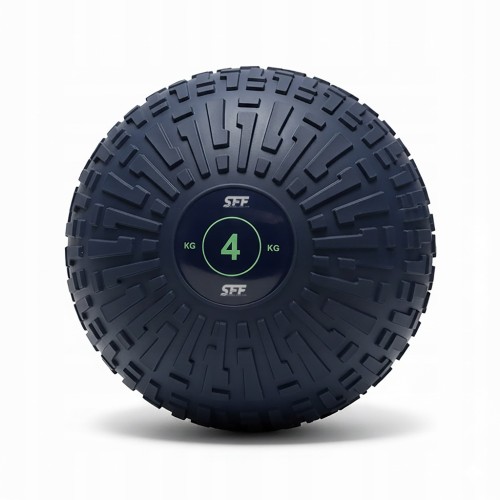 PIŁKA SLAM BALL DO TRENINGU ĆWICZEŃ CROSSFIT REHABILITACJI 4KG ANTI BURST