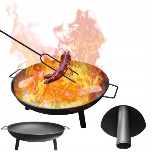 Grill ogrodowy Palenisko ogrodowe ruszt 60 cm wiszący trójnóg duży