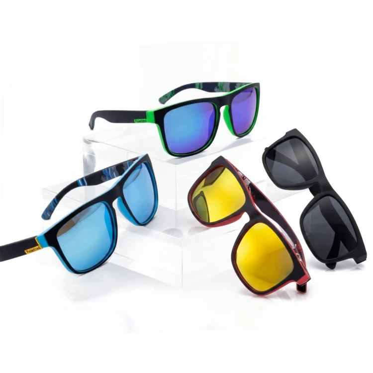OKULARY PRZECIWSŁONECZNE ZESTAW POLARYZOWANE POLARIZED DAMSKIE MĘSKIE 4 SZT