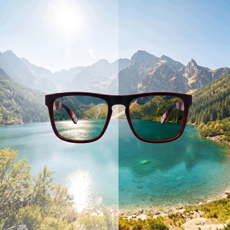 OKULARY PRZECIWSŁONECZNE ZESTAW POLARYZOWANE POLARIZED DAMSKIE MĘSKIE 4 SZT