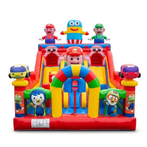 DMUCHANIEC SUPER MARIO ZJEŻDZALNIA PLAC ZABAW DMUCHANY ZAMEK SKAKANIEC XXL