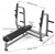 ŁAWECZKA TRENINGOWA PROSTA DO WYCISKANIA TRENINGU ĆWICZEŃ SIŁOWNIA STOJAKI