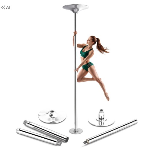 RURA DO TAŃCA POLE DANCE ŁOŻYSKOWANA OBROTOWA SKŁADANA ROZPOROWA REGULOWANA
