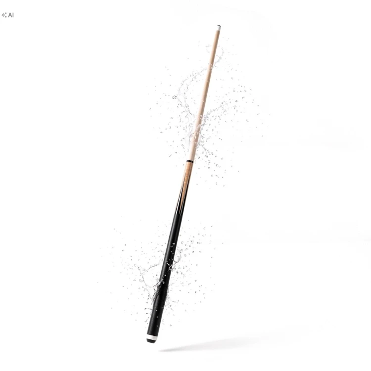 KIJ BILARDOWY DO BILARDA POOL SKRĘCANY 145 CM LAMINOWANY 2 CZĘŚCIOWY