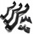 ZESTAW UCHWYTÓW DO WYCIĄGU 5 SZT RÓŻNE ROZMIARY SIŁOWNIA OGUMOWANY ŁAŃCUCH