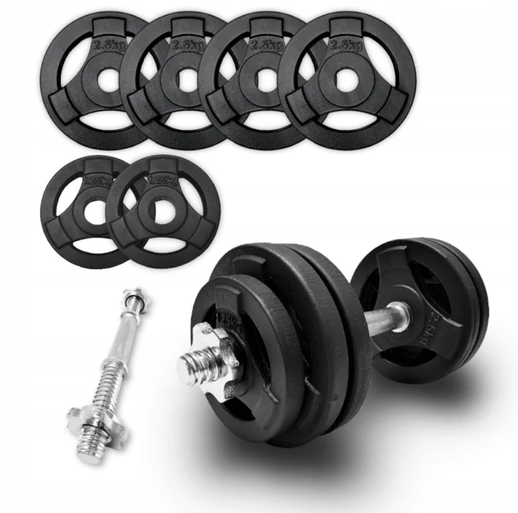 HANTLA ŻELIWNA 1x15kg gryf kierownica