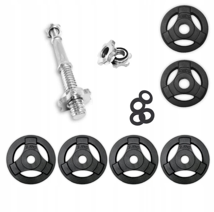 HANTLA ŻELIWNA 1x15kg gryf kierownica