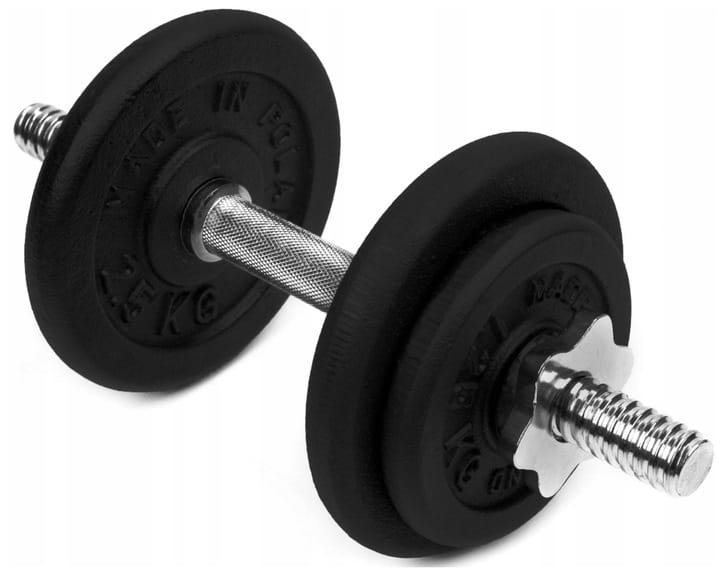 HANTLA ŻELIWNA 1x10kg gryf Talerze zestaw 10kg