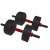 Hantle regulowane 2x5 kg zestaw 10kg gryf gryfy talerze obciążenia