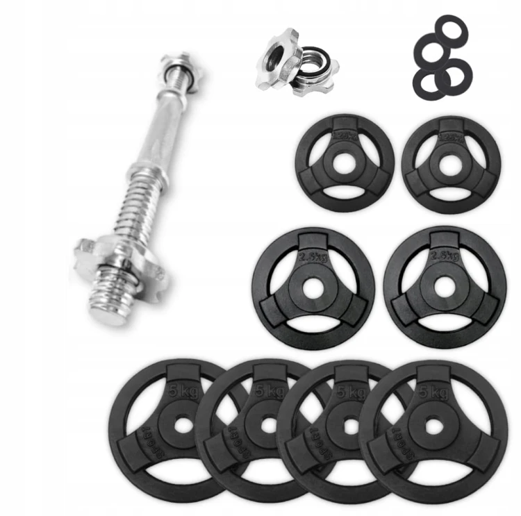 HANTLA ŻELIWNA 1x30kg gryf kierownica