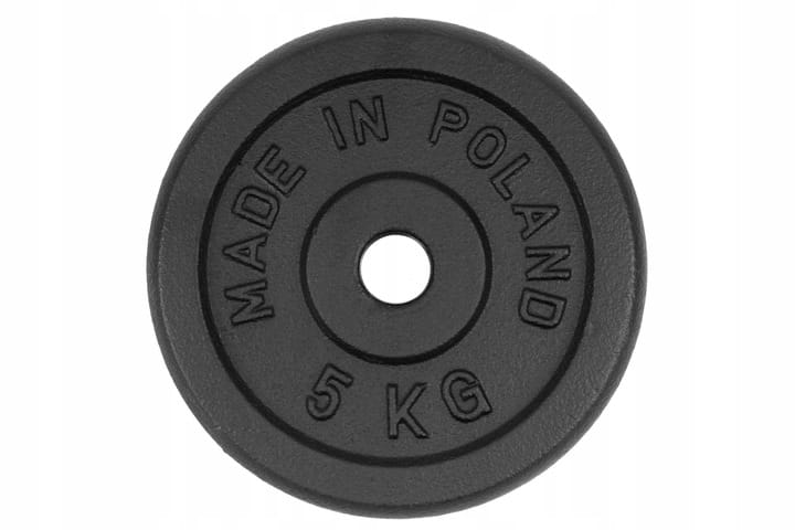 HANTLA ŻELIWNA 1x45 kg hantel 45kg gryf obciążenie