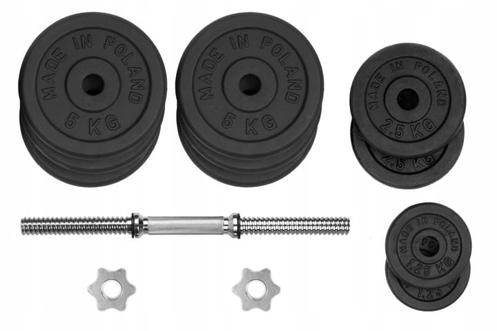 HANTLA ŻELIWNA 1x40 kg hantel 40kg gryf obciążenie