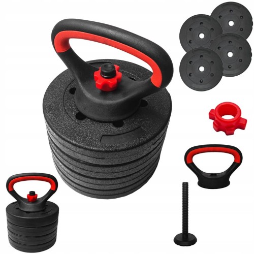 KETTLEBELL BITUMICZNY 6 KG Regulowany hantle kettel kettla kula