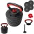 KETTLEBELL BITUMICZNY 10 KG Regulowany hantle kettel kettla kula