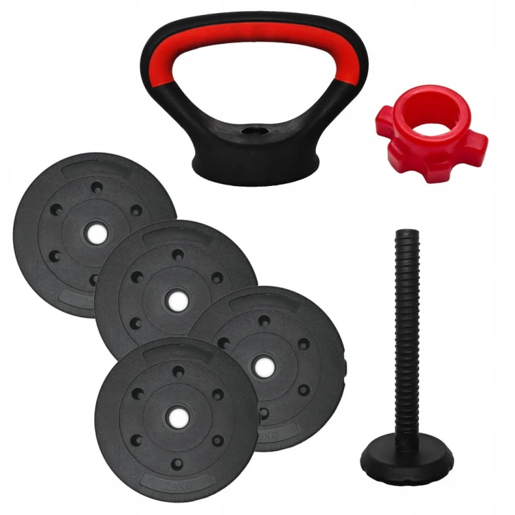 KETTLEBELL BITUMICZNY 10 KG Regulowany hantle kettel kettla kula