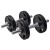 HANTLE ŻELIWNE 2 x 7,5 kg gryf Talerze zestaw 15 kg obciążenie tri-grip
