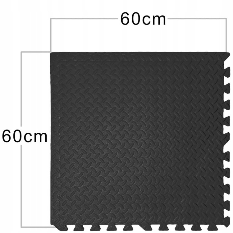 Mata do ćwiczeń pod sprzęt do siłowni domu 6szt puzzle ochronne 60 x 60 cm
