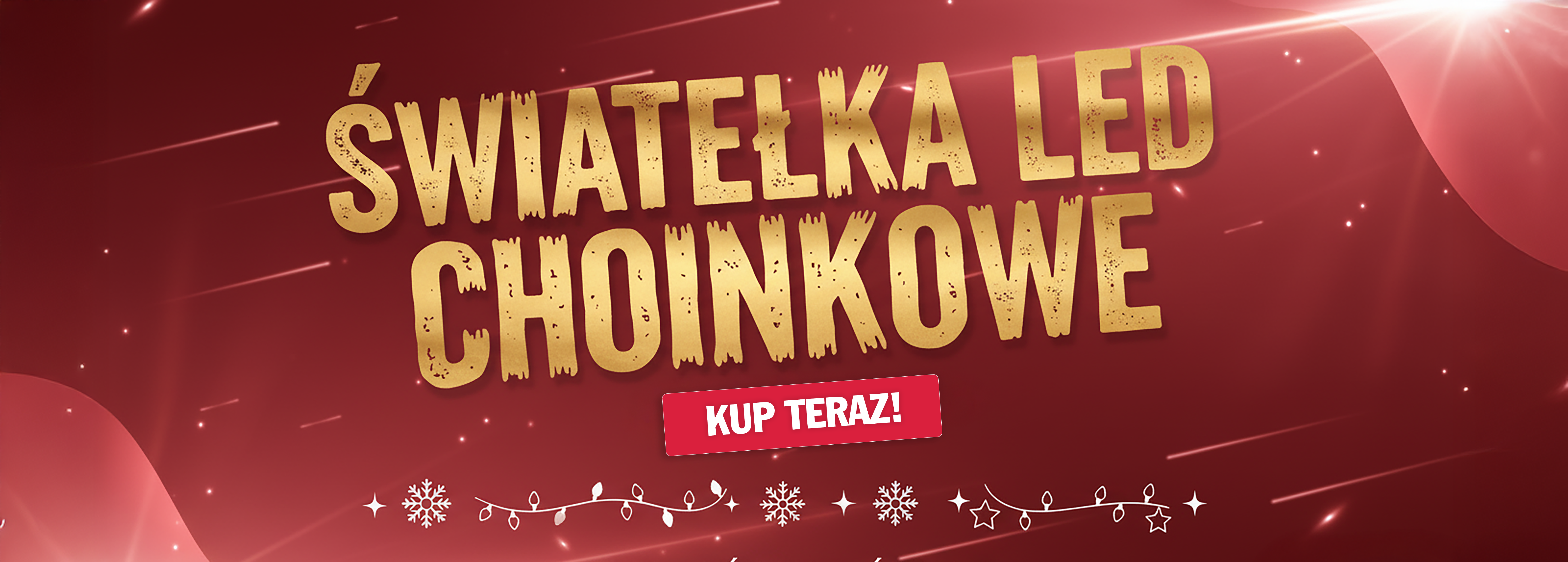 NOWOŚĆ! Lampki Świąteczne